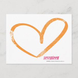 OpenHeart Orange Postkarte
