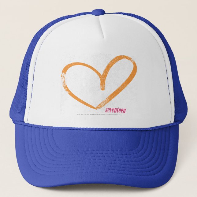 OpenHeart Orange Truckerkappe (Vorderseite)