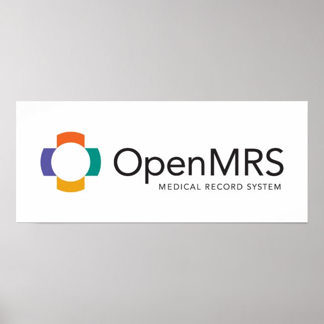 OpenMRS Poster - White (Vorne)