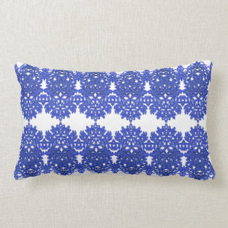 Openwork Muster im Art BlauChinoiserie Lendenkissen