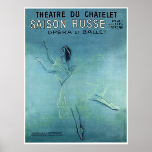 OPERA & BALLET - RUSSISCHE SAISON - PARIS 1909 POSTER