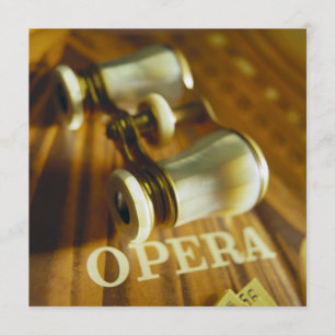 Opera Binoculars Einladung