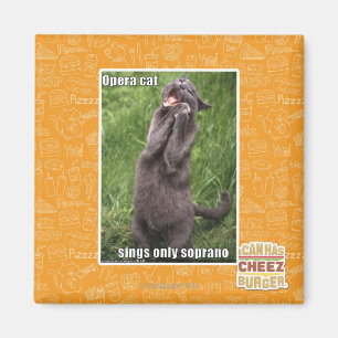 Opera Cat Magnet