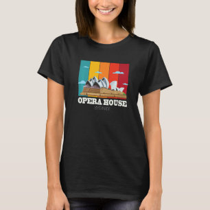 Opera House Sydney Retro New South Wales from Aust T-Shirt