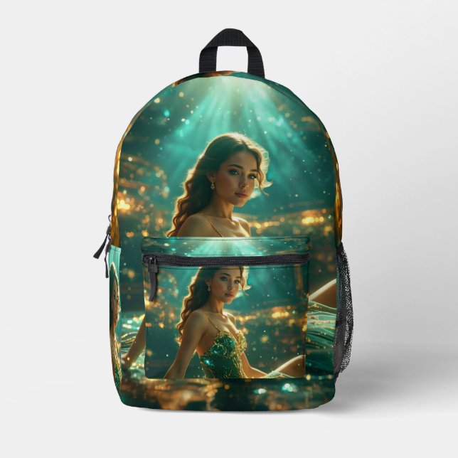 OPERA - ICH LIEBE OPER BEDRUCKTER RUCKSACK (Vorderseite)