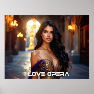 OPERA - ICH LIEBE OPER POSTER