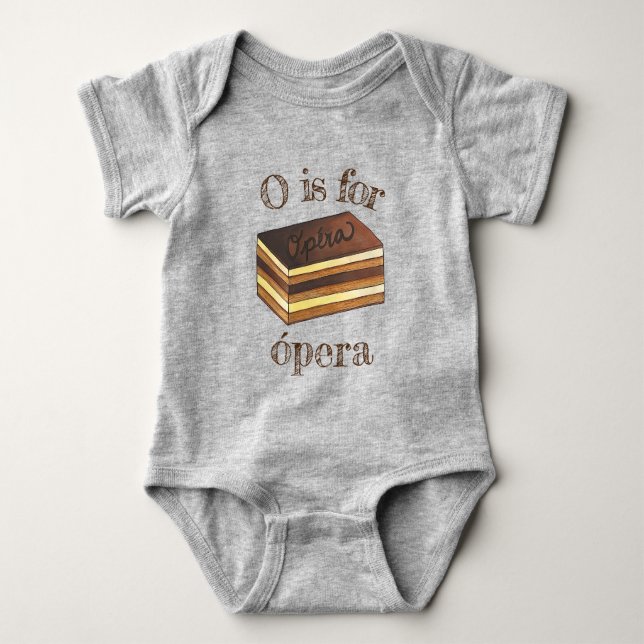 Opera Konditorei Patisserie Koch Baby Strampler (Vorderseite)