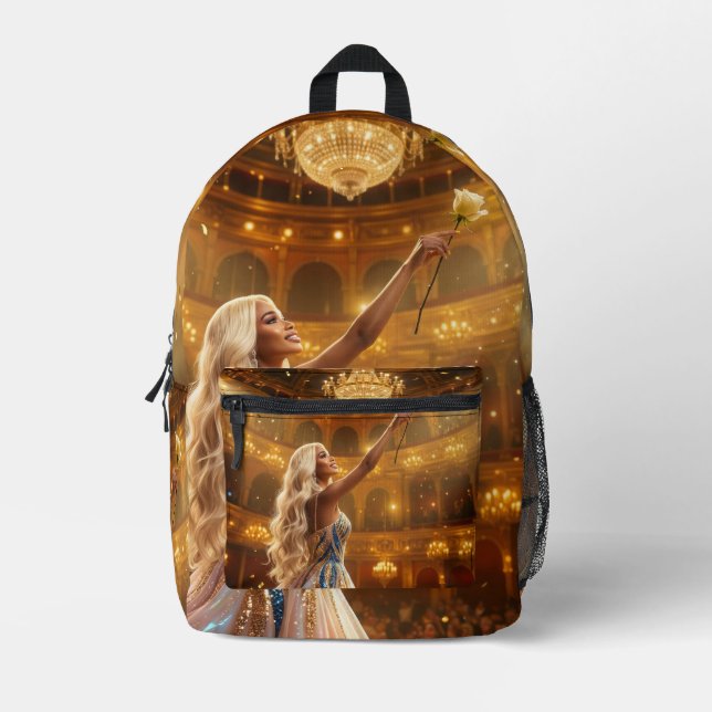OPERA LIEBE BEDRUCKTER RUCKSACK (Vorderseite)