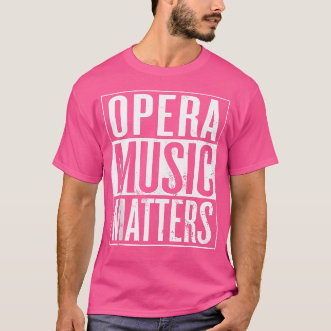 Opera Musik Matters Opera Sängerin T-Shirt (Vorderseite)