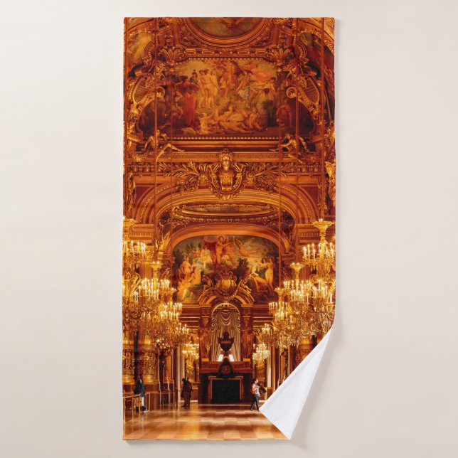 Opera National de Paris Garnier in Frankreich Badehandtuch (Badehandtuch)