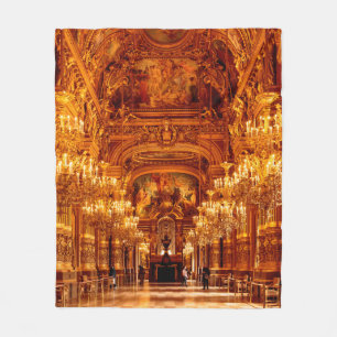 Opera National de Paris Garnier in Frankreich Fleecedecke