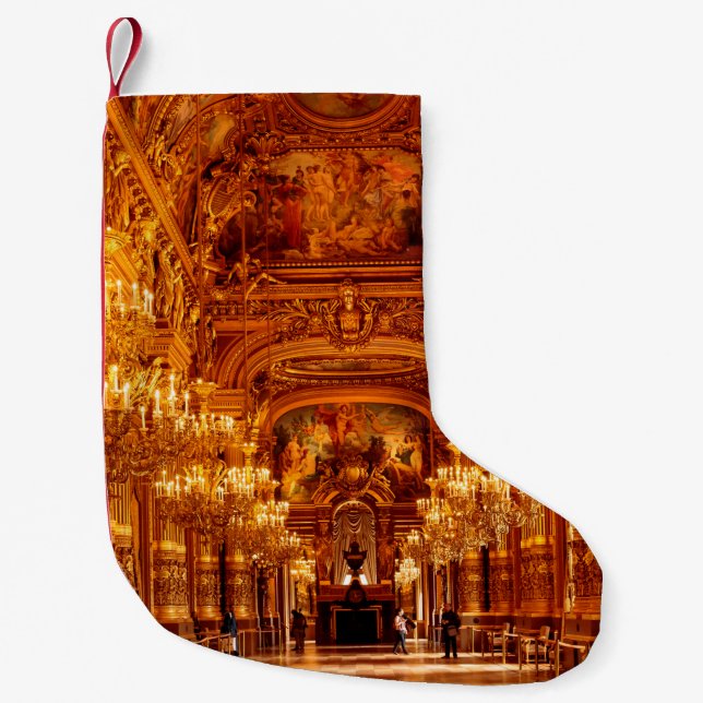 Opera National de Paris Garnier in Frankreich Kleiner Weihnachtsstrumpf (Vorderseite)