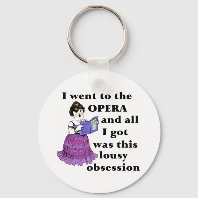 Opera Obsession Schlüsselanhänger (Vorderseite)