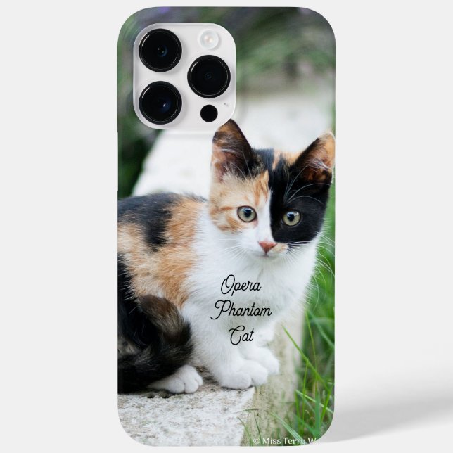 Opera Phantom Cat Case-Mate iPhone Hülle (Rückseite)