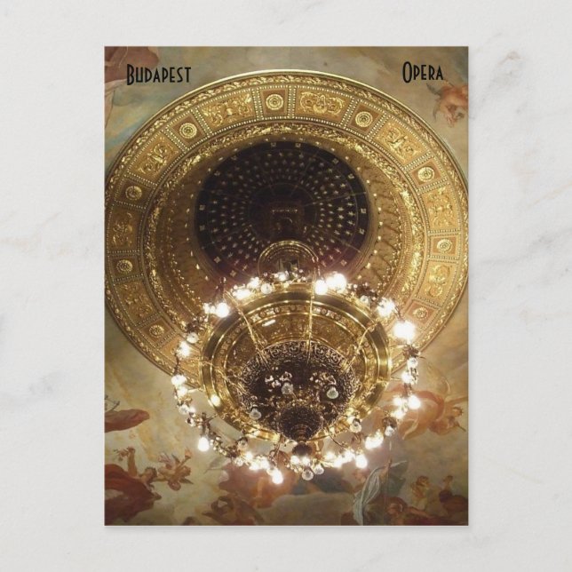 Opera Postkarte (Vorderseite)