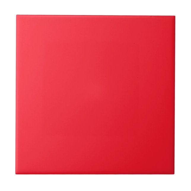 Opera Red Solid Color Fliese (Vorderseite)