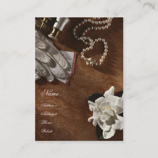 Opera-Visitenkarte Visitenkarte (Vorderseite)