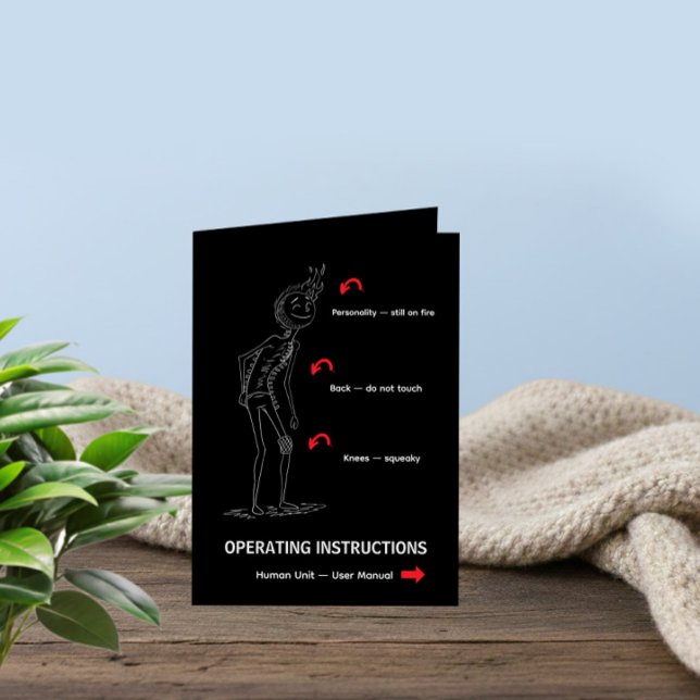 Operating Instructions Funny Birthday Card Feiertagskarte (Von Creator hochgeladen)