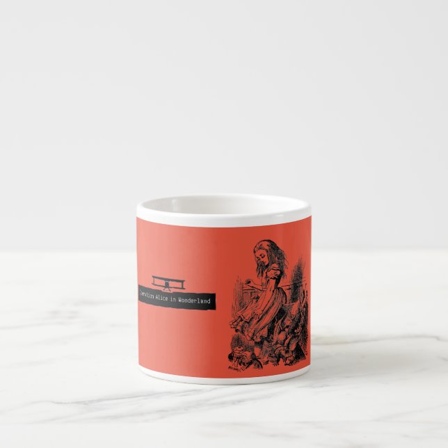 Operation Alice in Wonderland Alice im Wunderland Espressotasse (Vorderseite)