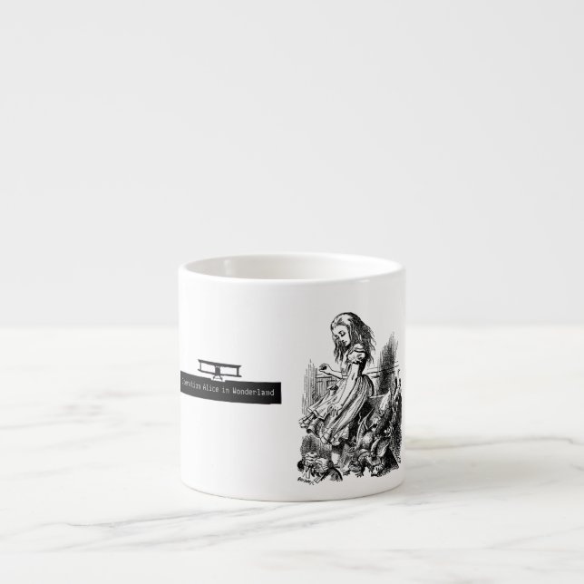 Operation Alice in Wonderland Alice im Wunderland Espressotasse (Vorderseite)