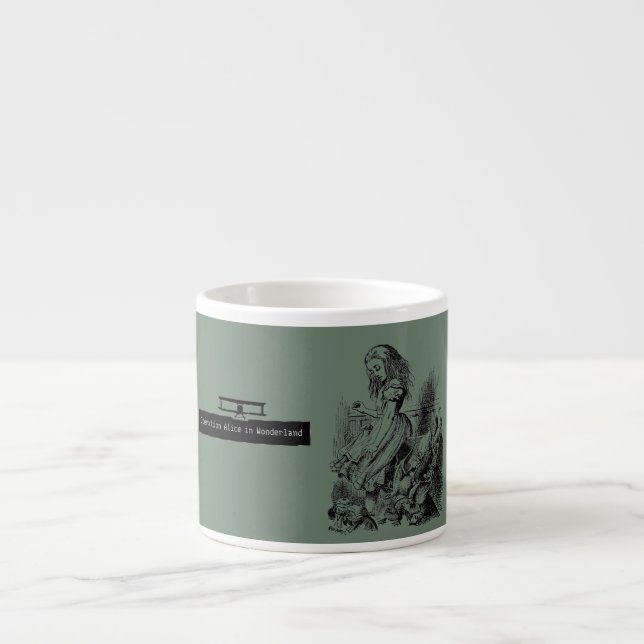 Operation Alice in Wonderland Alice im Wunderland Espressotasse (Vorderseite)