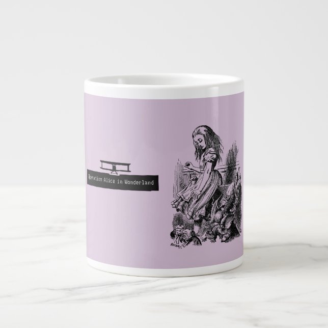Operation Alice in Wonderland Alice im Wunderland Jumbo-Tasse (Vorderseite)