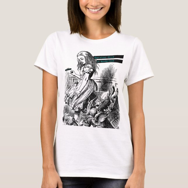 Operation Alice in Wonderland Alice im Wunderland T-Shirt (Vorderseite)