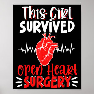 Operation am offenen Herzen Byp Bewusstsein Herz D Poster
