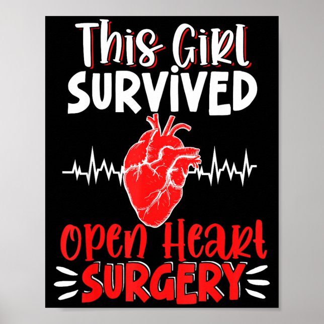 Operation am offenen Herzen Byp Bewusstsein Herz D Poster (Vorne)