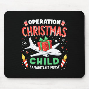 Operation Christmas Child Lustige Familie Zusammen Mousepad