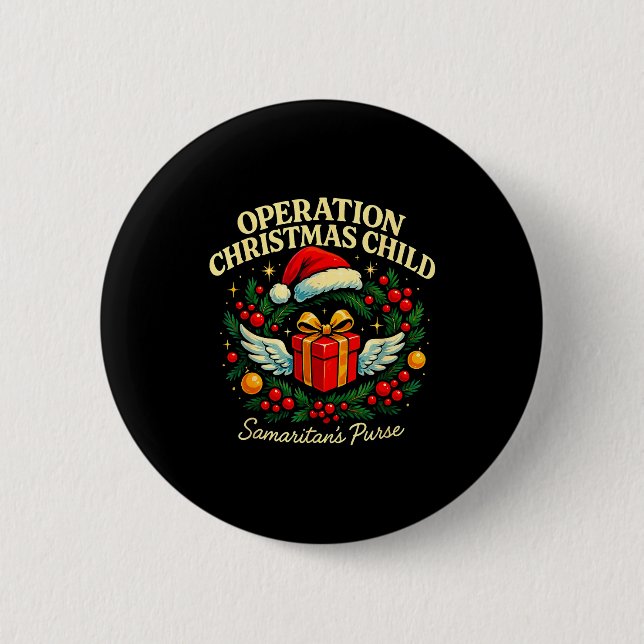 Operation Christmas Child Samaritan’s Purse Xmas D Button (Vorderseite)