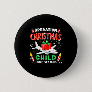 Operation Christmas Child Samariter Tasche Button