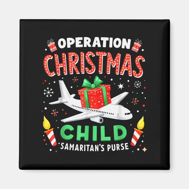 Operation Christmas Child Samariter Tasche  Magnet (Vorne)
