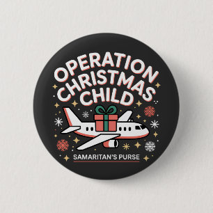 Operation Christmas Child Samariterbeutel Button