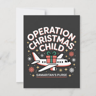 Operation Christmas Child Samariterbeutel Dankeskarte