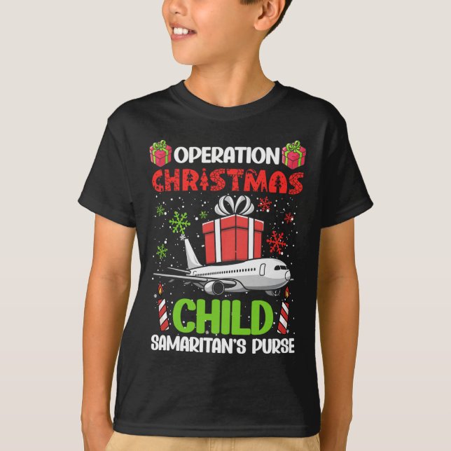 Operation Christmas Child Smaritan's Purse Funny F T-Shirt (Vorderseite)