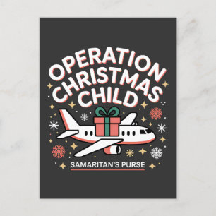 Operation Christmas Kind Samaritan Purse Ankündigungspostkarte