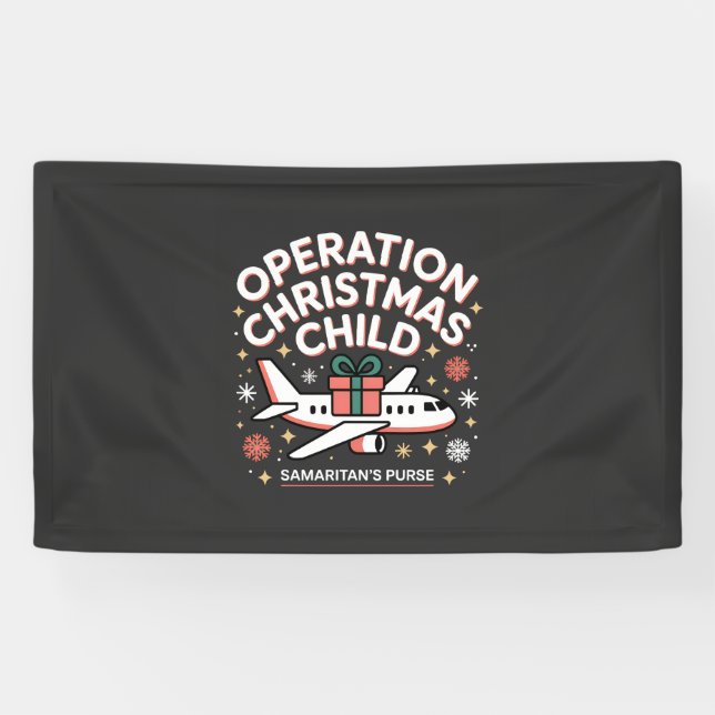 Operation Christmas Kind Samaritan Purse Banner (Horizontal)