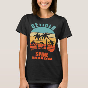 Operation der ermüdeten Wirbelsäule glücklich Ruhe T-Shirt