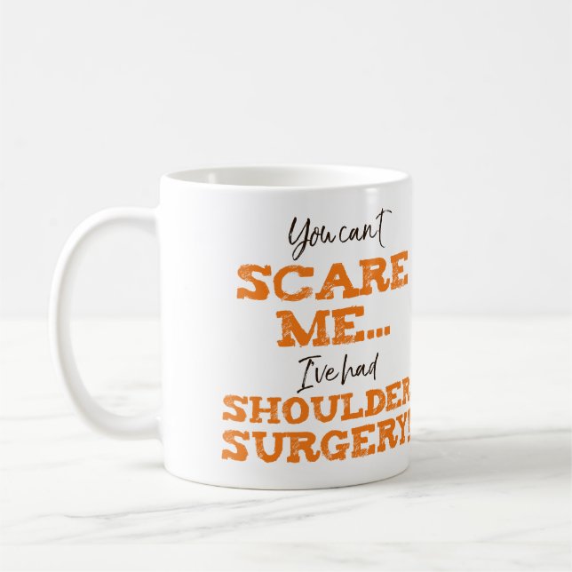 Operation der Funny Shoulder Erholung "Scare" Kaffeetasse (Links)