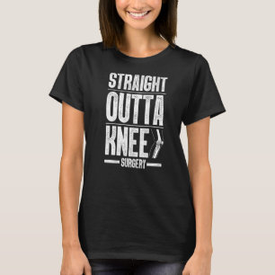 Operation des coolen Knies Frauen Kniegelenksersat T-Shirt