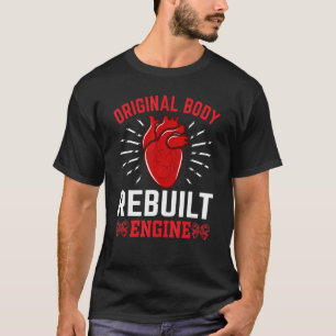 Operation des offenen Herzens Überlebende Herz CHD T-Shirt