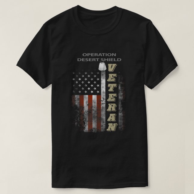 Operation Desert Shield Veteran T-Shirt (Design vorne)