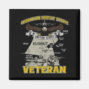 Operation Desert Storm Ods Veteran Irak Vintag Gi Magnet