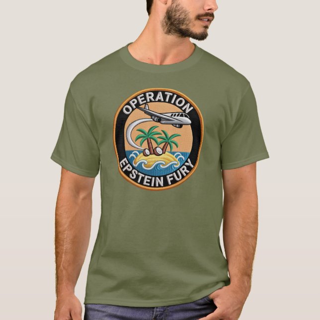 Operation Epstein Fury Anti Kriegs T-Shirt (Vorderseite)