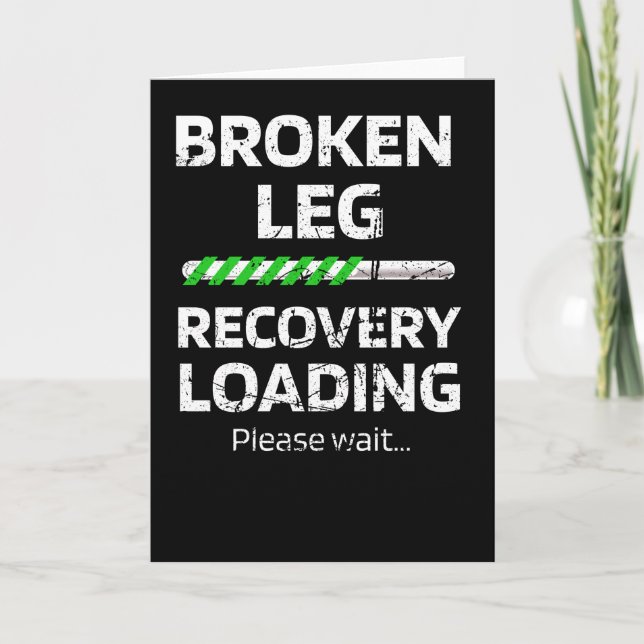 Operation-Erholung Broken Leg | Broken Leg Survivo Karte (Vorderseite)