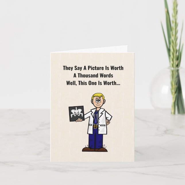 Operation für den angesagten Austausch Vielen Dank Karte (Vorderseite)