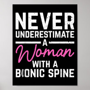 Operation für Frauen - Alleinfusion nach hinten Poster