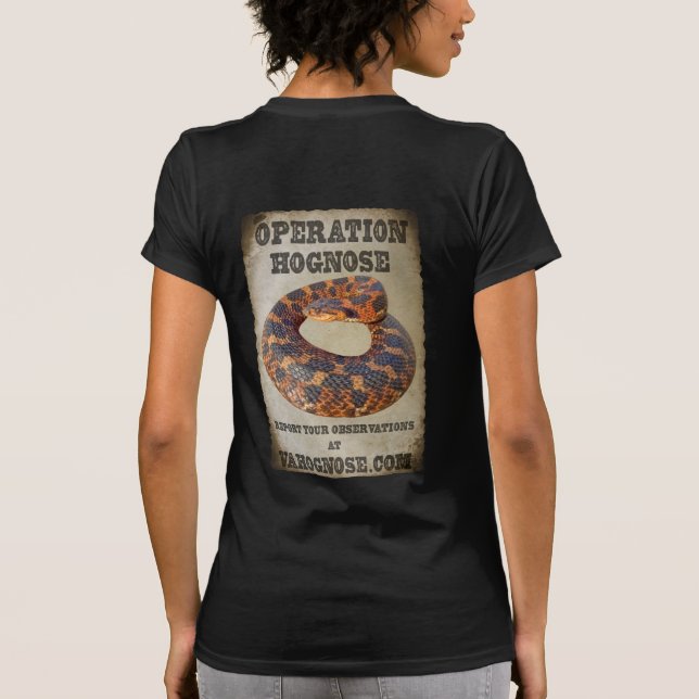 Operation Hognose -Virginia Herpetological Society T-Shirt (Rückseite)