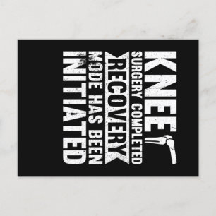Operation Knie Erledigter Erholung-Modus Postkarte